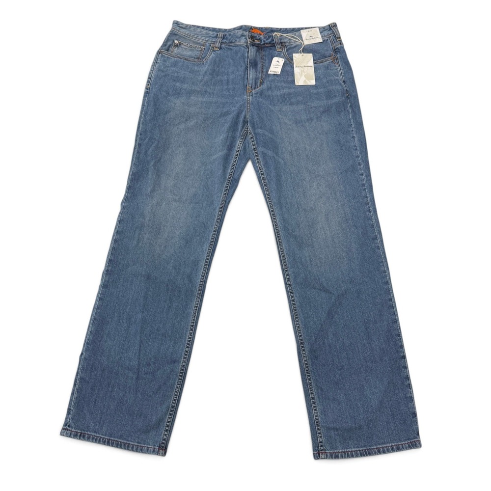 Tommy Bahama Sand Drifter Jeans Mens 36 x 32 Medium Wash Blue Straight NWT